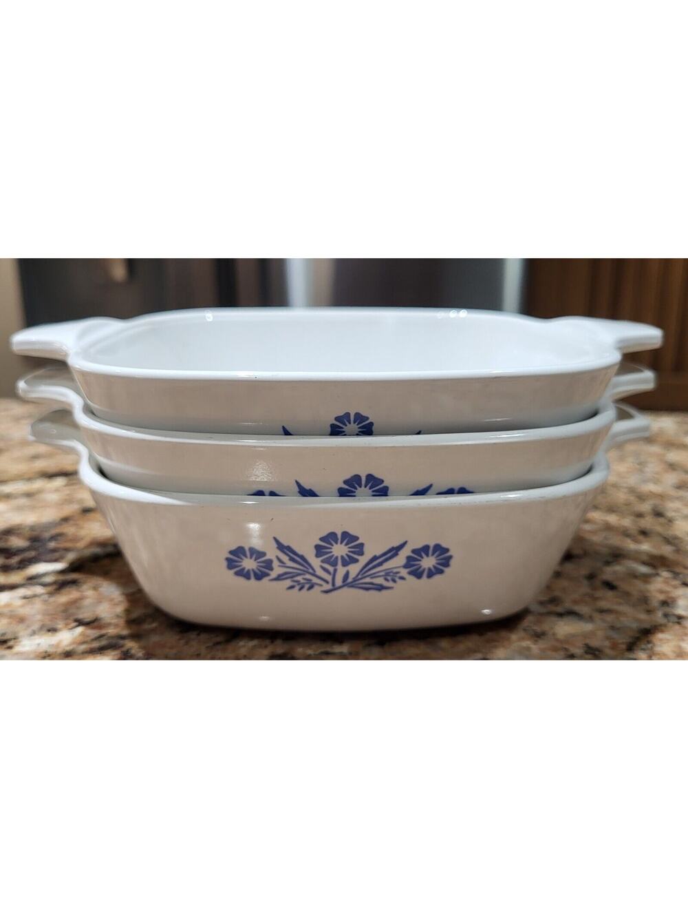 Corning Ware Blue Cornflower Petite Pans (Set Of 3)